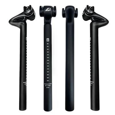 BALUGOEU Carbon Fiber MTB Seatpost 25mm Offset Shock Absorbing 350mm Road Bike