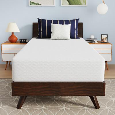 Bamboo Charcoal Gel Memory Foam Mattress, CertiPUR-US Certified and Breathable