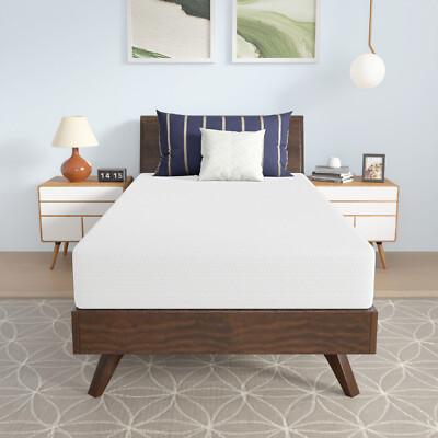 Bamboo Charcoal Gel Memory Foam Mattress, CertiPUR-US Certified and Breathable