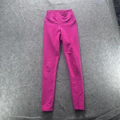 Beach Riot Leggings Womens XS Pink High Rise Ribbed Ankle Athletic Yoga USA