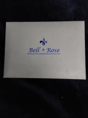 Bell Rose Silver Watch Necklace Earring Jewelry Set New