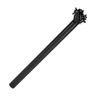 Bike Seat Posts 30.4x400mm Adjustable Angle Post Seat Tube Black Aluminum Alloy
