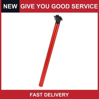 Bike Seat Posts 31.6x500mm Adjustable with Fixing Clip Aluminum Alloy