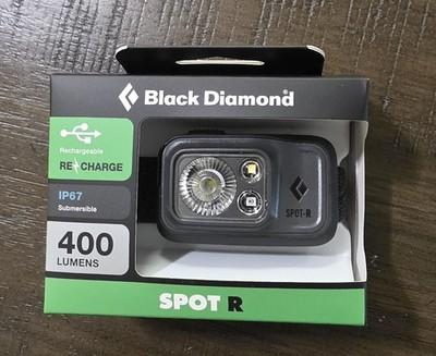 Black Diamond Spot 400-R Rechargeable LED Headlamp 400 Lumens - Graphite Grey
