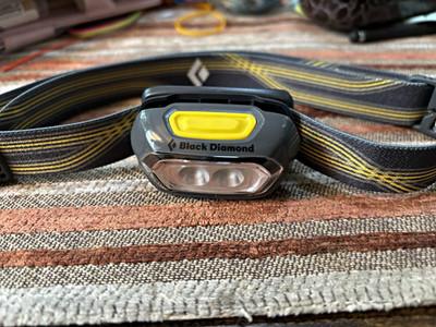 Black Diamond Spot Headlamp 300 lm LED IPX8, 3x AAA Batteries Included Gray