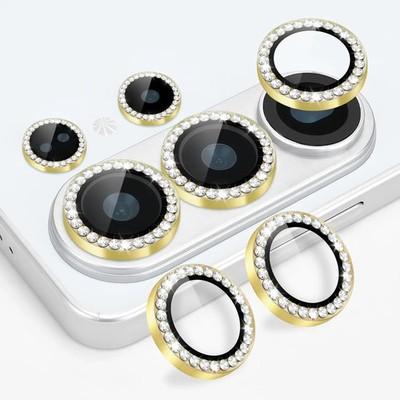 Bling Glitter Metal Camera Lens Glass Protector Ring Fo Samsung Galaxy S26 Ultra