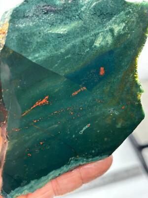 Bloodstone Jasper slab Cabbing Lapidary Collecting Combo Ship Avail