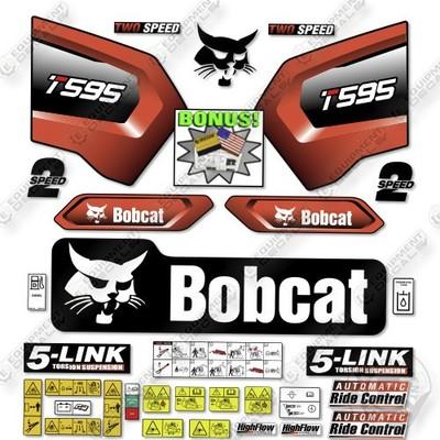 Bobcat T595 Decal Kit Track Loader - Aftermarket Kit