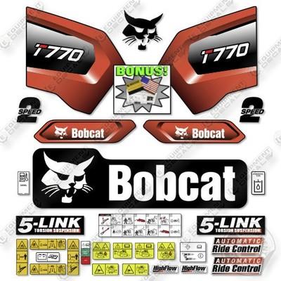 Bobcat T770 Decal Kit Track Loader - Aftermarket Kit