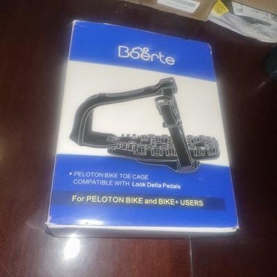 BOERTE Bike Pedal Adapter Toe-Clips-Cage - Compatible with Peloton Bike & Bike+