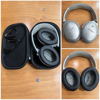 Bose QuietComfort 35 II Noise Cancelling Wireless Headphones - Silver