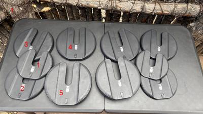 Bowflex SelectTech 552 Series 2 Dumbbell Replacement Plate Weight 1 2 3 4 5