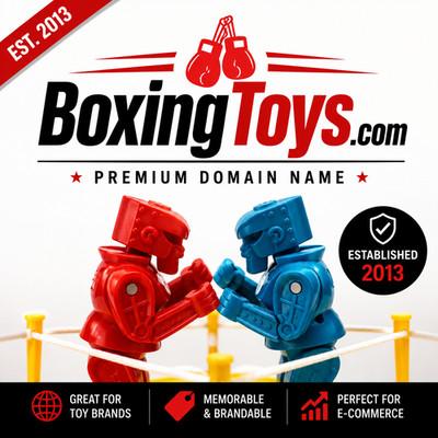 BoxingToys.com Premium Domain Name Est. 2013 Registrar DynaDot.com