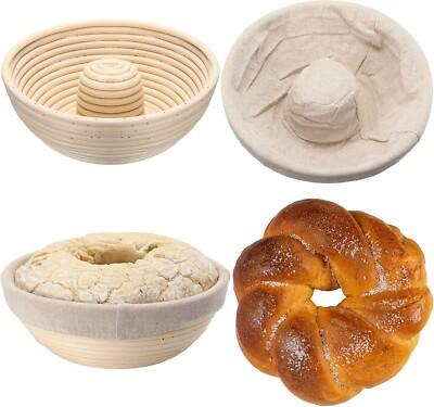 Bread Proofing Basket Banneton Natural cane bread baking and fermentation basket