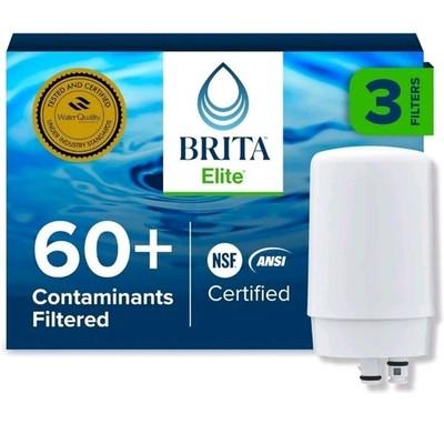 Brita Replacement Water Filter for Faucet Mount, Removes 99% of Lead, Sink...