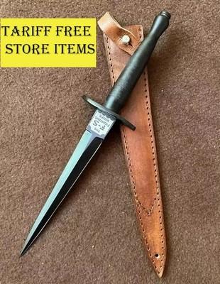 British Army Fairbairn Sykes Commando Dagger Knife EDC FIX BLADE Boot Dagger
