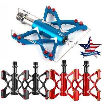 Butterfly Aluminum Road MTB Mountain Bike XC Bicycle Pedal Bearing Flat Pedals