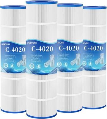 C4000 Pool Filter Cartridges, Replacement for Hayward SwimClear, 4 Pack