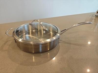 Calphalon 5008 3Qt Tri-Ply Stainless Steel Saute Pan with Lid in Great Condition