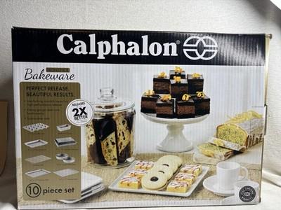 Calphalon Nonstick Bakeware Set, 10-Piece Set Includes Baking 10-pc, Silver