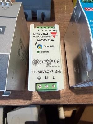 CARLO GAVAZZI SPD2460 AC/DC CONVERTER 24VDC-2.5A W157