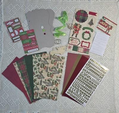 Christmas Junk Journal 2 , Scrapbooking Kit , Mini Album Kit