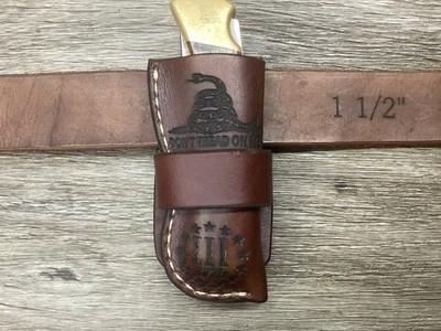 Clearance Leather Sheath...Buck 110 Size (Sheath Only)
