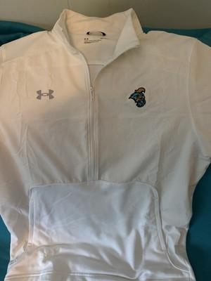 Coastal Carolina UA Men’s Jacket White Half-Zip Mesh Polyester Loose Fit M