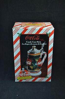 Coca-Colar Candy Cane Stein NIB