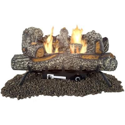 Comfort Glow 24" Vent Free Gas Log Set, Dual Fuel, 30,000 BTU with Adjustable