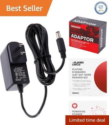 Compact 9V DC Power Adapter for Guitar Pedals - 800mA Durable Performance