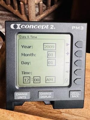 Concept2 PM3 Performance Monitor Rowing Machine Display