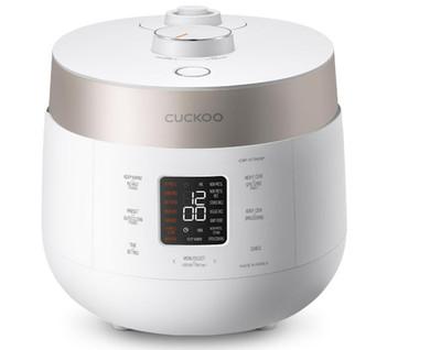 CUCKOO Twin Pressure Electric Rice Cooker 6-Cup White
