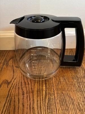 Cuisinart 12-Cup Coffee Maker Replacement Carafe Glass Pot Black