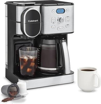 Cuisinart 12 Cup Coffee Maker Single Serve Hot Iced SS-16