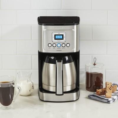 Cuisinart 12 Cup Programmable Coffee Maker Stainless Steel Thermal Carafe