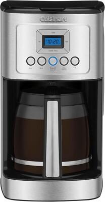 Cuisinart 14 Cup Programmable Coffee Maker Automatic Brewer Stainless Steel