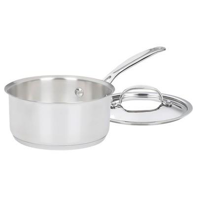 Cuisinart 719-16 Chef's Classic Stainless Saucepan with Cover, 1 1/2 Quart