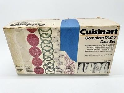 Cuisinart 9 Optional Discs Set for Food Processor DLC-070 DLC-7