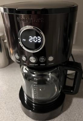 Cuisinart Brew Central 12-Cup Programmable Coffee Maker-Black Stainless Steel