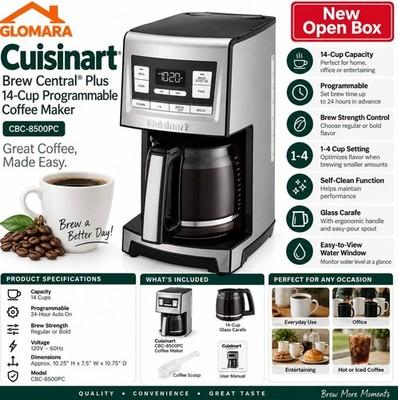 Cuisinart Brew Central Plus CBC-8500PC 14-Cup Programmable Coffee Maker