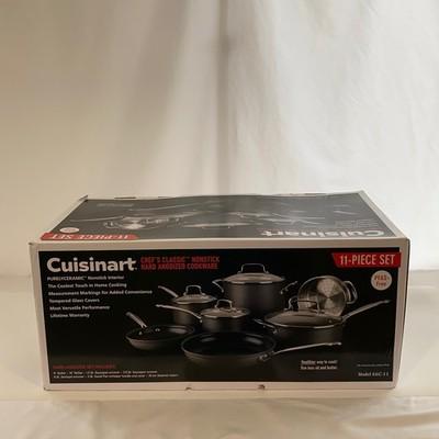 Cuisinart Chef's Classic 11-Pc Hard Anodized Nonstick Set - Black