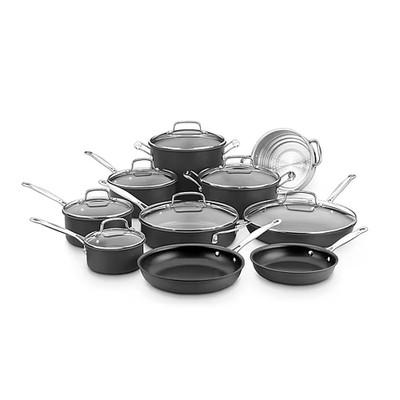 Cuisinart Chef's Classic 17-Pc Hard Anodized Nonstick Cookware Pots Pans Set