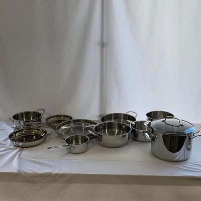 Cuisinart Chef’s Classic 17-Pc Stainless Steel Cookware Set 77-17N