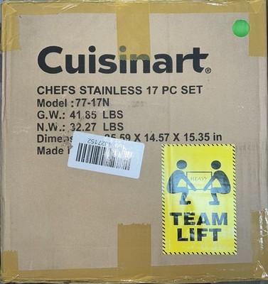 Cuisinart Chef's Classic 17-Piece Stainless Steel Cookware Set