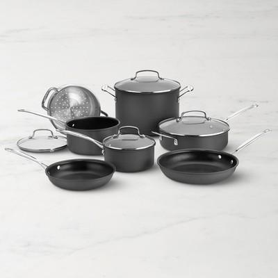 Cuisinart Chef's Classic Hard Anodized Nonstick 11 Piece Cookware Set Pots & Pan