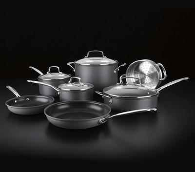 Cuisinart Chef's Classic Nonstick Hard Anodized 11-Piece Cookware Set