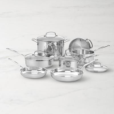 Cuisinart Chef's Classic Stainless Steel 11-Piece Cookware Set NEW
