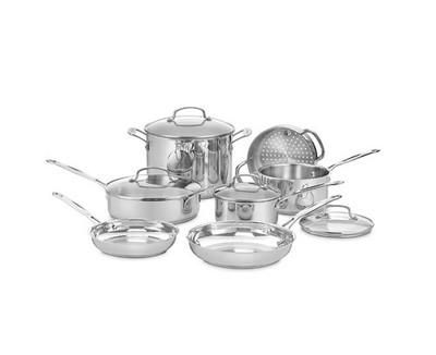 Cuisinart Chef's Classic Stainless Steel 11 Piece Cookware Set