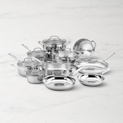 Cuisinart Chef's Classic Stainless-Steel 17-Piece Cookware Set (US STOCK)